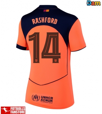 Barcelona Marcus Rashford #14 Tredje Tröja Dam 2025-26 Kortärmad